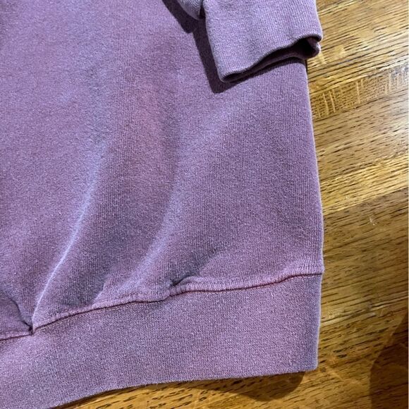 Authentic Pigment Easy Rider Men’s Sweatshirt 2XL Light Burgundy - Picture 4 of 9